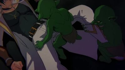 Caverna dos Goblins - Sexo gay animado