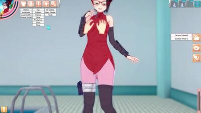 Sarada et Naruto : hentai