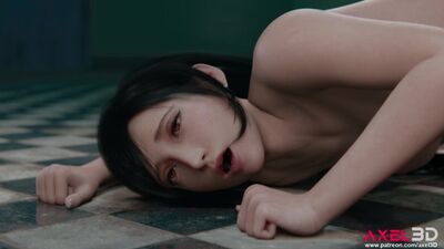 Tifa Lockhart in einer öffentlichen Toilette (1080p)