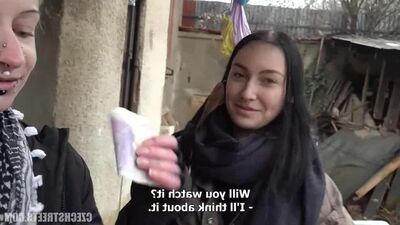 Tchèque : Czech Streets 127 (porno, sexe, drague, intégral, xxx, POV, argent, seins, ado, fellation, éjaculation, en public)