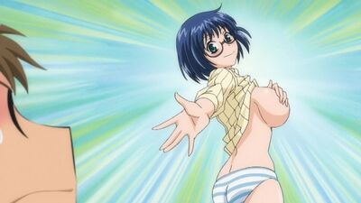 18+ Hentai Bust to Bust: Chichi wa Chichi ni / Czy duże piersi są przyjemne? [01 z rosyjskimi napisami] bez cenzury