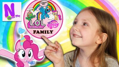 La famille LOL My Little Pony. Surprises en papier LOL. Nyuta Play