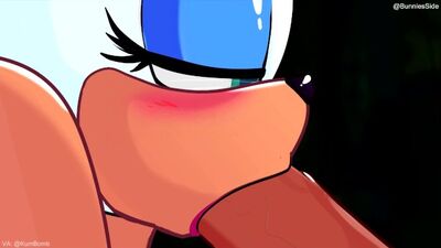 Rouge la Chauve-souris : Fellation Hentai en POV