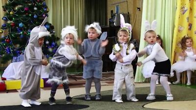 ¡El baile de los conejitos entusiastas!