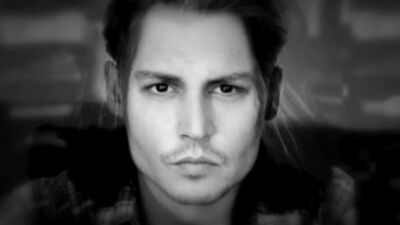 JOHNNY DEPP – przemiana twarzy 43-latka w 45 sekund