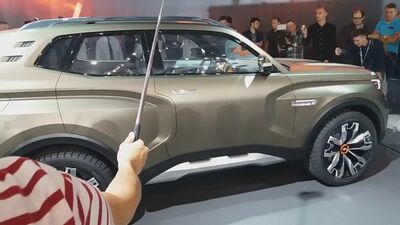 MMSA (Międzynarodowe Targi Motoryzacyjne w Moskwie) 2018. Światowa premiera Lada 4x4 Vision Concept.mp4