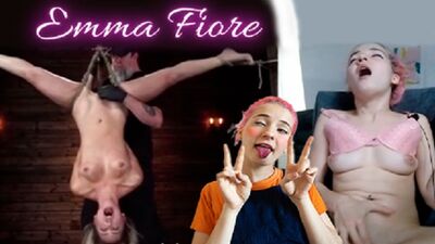Сүйкімді кішкентай қыз BDSM видеосына реакция жасап, оргазмға жетеді