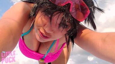 COSPLAY DE X-MEN: JUBILEE CON TETAS GRANDES | VÍDEO MUSICAL: EXPERIENCIA EN UNA PLAYA PÚBLICA CON UNA NOVIA PUNK EN PRIMERA PERSONA Y ESTILO GRAVURE