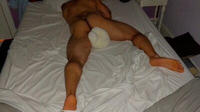 Sesso con peluche - gambe sexy - 3 giorni di sborra - Orgasmo appagante - muscoli -