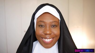 Evil BBW Nun Sucks The Cum Out Easily