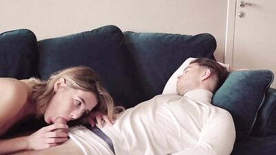 Day Nap Ends By Riding Cock With Creampie