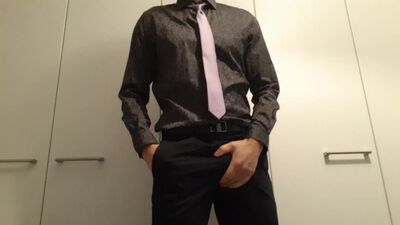 Suited businessman plays just for YOU - WhyteWulf