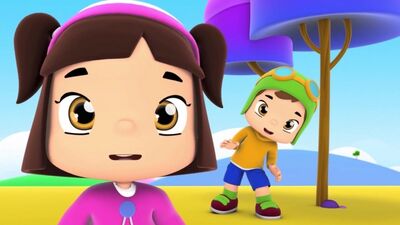 Leliko, desenhos animados educativos para crianças. Aprendemos a agrupar, a reconhecer frutas, cores e a contar até 5