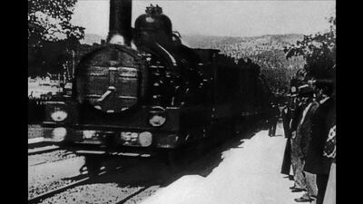 « L'arrivée d'un train en gare de La Ciotat » (1896) Auguste et Louis Lumière