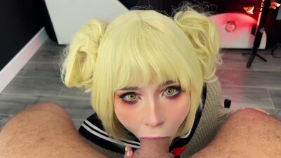 Toga Himiko: Sinnliches Schwanzlutschen und Ficken im Doggy-Stil nach der Prüfung