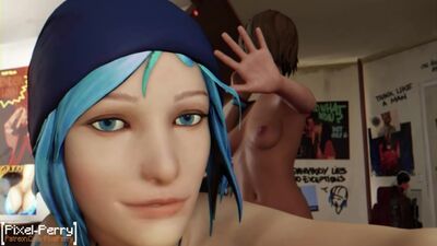 Max Caulfield x Chloe Price - Porno futanari. Sexo hentai en 3D [Life is Strange]