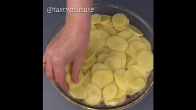 Патша стиліндегі картоптар (видео астындағы сипаттамада)