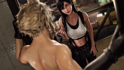 Cloud e Tifa (sexo em Final Fantasy)