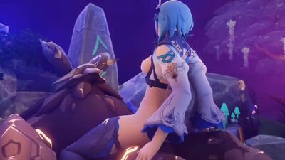 ViciNeko | Eula – Parte 1 (Genshin Impact) [Hentai 3D]