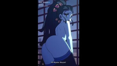 Daki - NSFW ; pulpeuse ; twerk ; nue ; nue ; gros cul ; fesses rebondies ; porno hentai 3D ; (@kiwi_sunset) [Demon Slayer : Kimetsu no Yaiba]