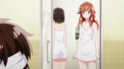[RuSub] Araiya-san ! Moi et lui aux bains publics ! 02 (Non censuré) [LookerA]