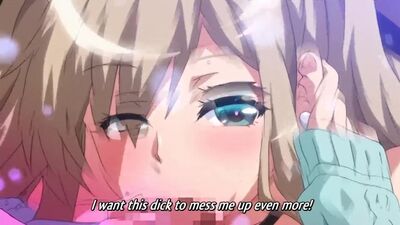 Hentai: Quero que a minha meia-irmã safada me faça uma punheta (хентай, hentai)