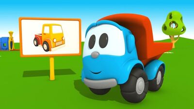 Новий 3D-мультфільм про машинки. Вантажівка Льова Малюк, екскаватор Мася та пікап