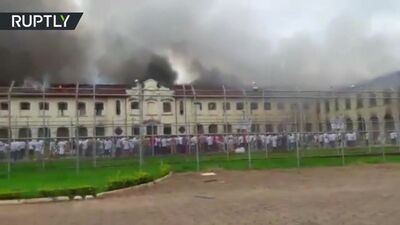 Häftlinge sind während eines Brandes aus einem brasilianischen Gefängnis geflohen