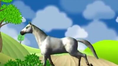 Une petite chanson sur un petit cheval. Un dessin animé musical. C'est tout ce qu'on a !