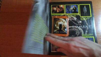 Album d'autocollants Mortal Kombat 1995