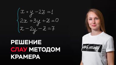 Resolução de sistemas de equações lineares por meio do método de Cramer. Álgebra linear