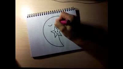 Dessiner la lune et une étoile