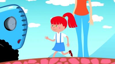 O TRATOR AZUL | O QUE FIZESTE | CANÇÕES EDUCATIVAS PARA CRIANÇAS