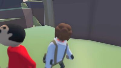 [OVER SHOW] ANIMATRONIK PLUSTRAP NAS SZUKA! UKRYJMY SIĘ ZA ROGIEM! ZABAWOWE ZABAWY W CHOWANEGO Z PLASTELINĄ W GRZE HUMAN FALL FLAT