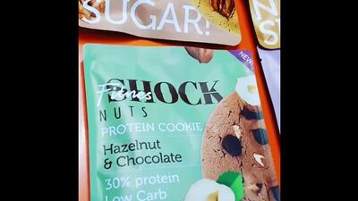 Ciasteczka proteinowe FitnesSHOCK. ✔Zawierają białko o bogatym profilu aminokwasowym. ✔Pomagają zwiększyć ilość ka