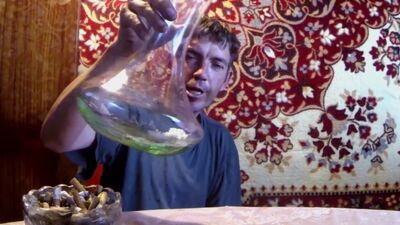 El gran Funfurie Denis Dyrkin. Clase magistral sobre el «loción de pepino». Decantación. Gelificación