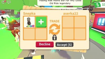 [Snepka Games] AS MELHORES TROCAS no ADOPT ME ROBLOX! | O QUE SE RECEBE em troca do NEON FLY RIDE do SKELE-REX (Skele-Rex) no ADOPT ME ROBLOX