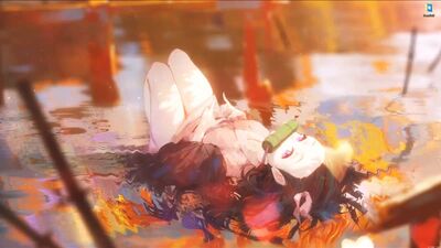 Nezuko Kamado, da manga «A Espada que Corta Demónios» — papéis de parede animados para o Wallpaper Engine