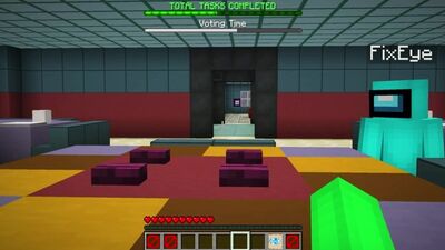 AID, POZZI E FIXAY NÃO AGUENTARAM NO ESPAÇO SEM OXIGÉNIO! AMONG US NO MINECRAFT