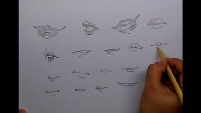 Anime-Lippen zeichnen Wie zeichnet man einen Mund? Anime-Zeichnungen mit Bleistift