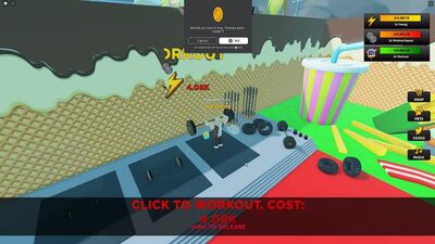 [AID ROBLOX] J'AI SOULEVÉ UN TRACTEUR GÉANT ! JE SUIS UN VRAI FORÇAT ! SIMULATEUR DE FORÇAT ROBLOX