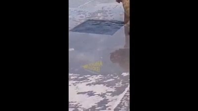 Se ahogó en un agujero en el hielo ante los ojos de su esposa