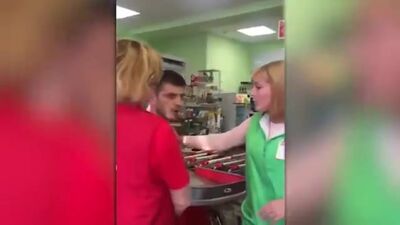 Un dipendente di Pyaterochka ha colpito una ragazza