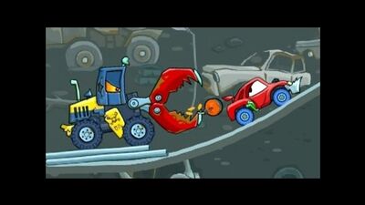 Desenho animado JOGO para crianças sobre CARROS - O CARRO come o CARRO [3] FineTV