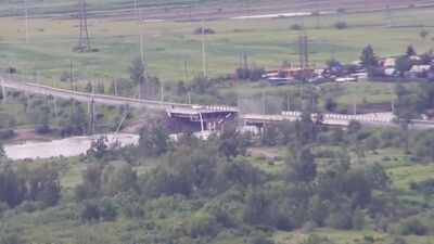 Die Kashtak-Brücke ist eingestürzt