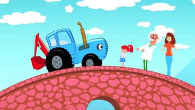 O QUE FIZESTE, TRATOR AZUL? - Canção infantil educativa, desenho animado, canção para crianças
