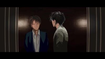 Levi et Eren (50 nuances de gris) Illustration