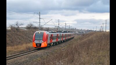 Електропоїзд ЕС1-009 «Ластівка» Анапа—Краснодар