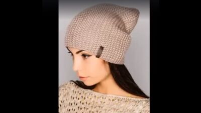Bonnet « Beanie » tricoté