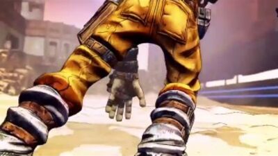 Borderlands 2: Krieg, una bicicleta de carne para dos personas. Versión en ruso